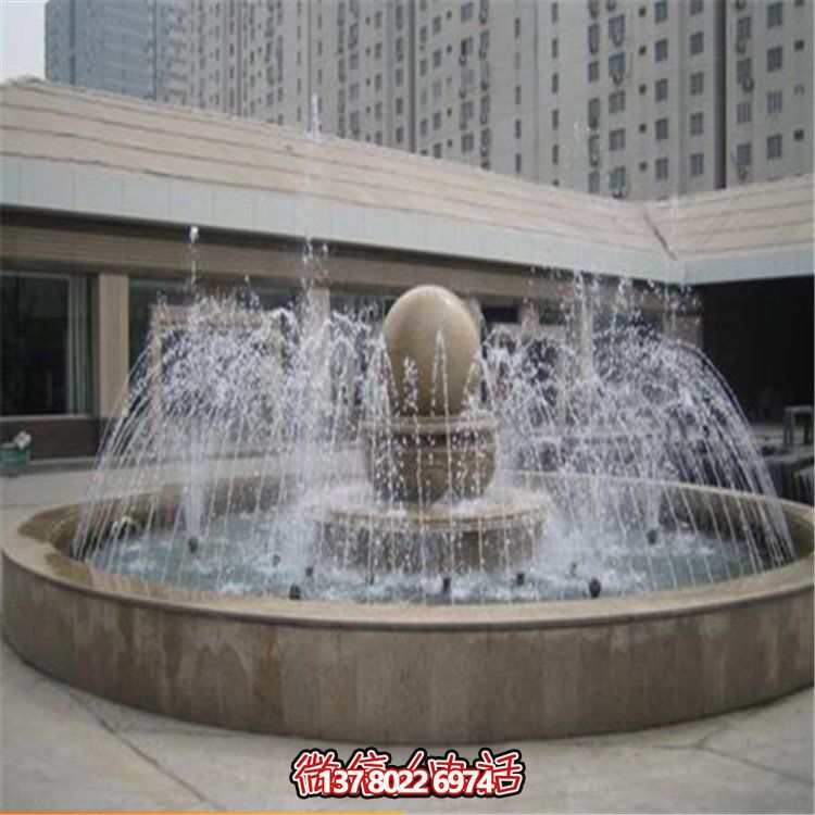 精美中式風(fēng)水球園林雕塑，提升小區(qū)公園噴泉擺放風(fēng)水氣質(zhì)