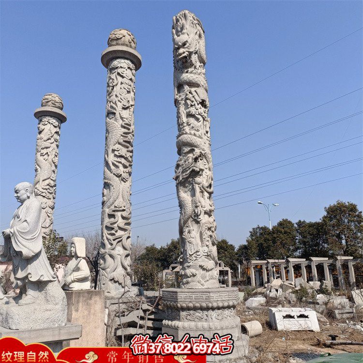 精美石雕文化庭院，欣賞絢麗景觀