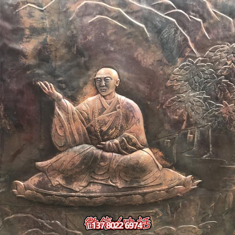 鑄銅觀音佛像浮雕壁畫，帶給大型寺廟儀式感的非凡氣派