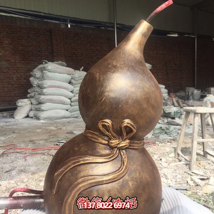 萬(wàn)用銅雕葫蘆，集家居裝飾、鎮(zhèn)宅辟邪、雕塑藝術(shù)于一體