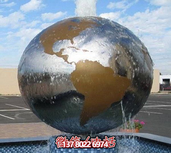 高品質(zhì)不銹鋼噴泉雕塑，裝點你的公園