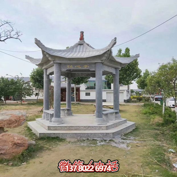舒適涼亭休息座椅，最適合鄉(xiāng)村戶外休閑