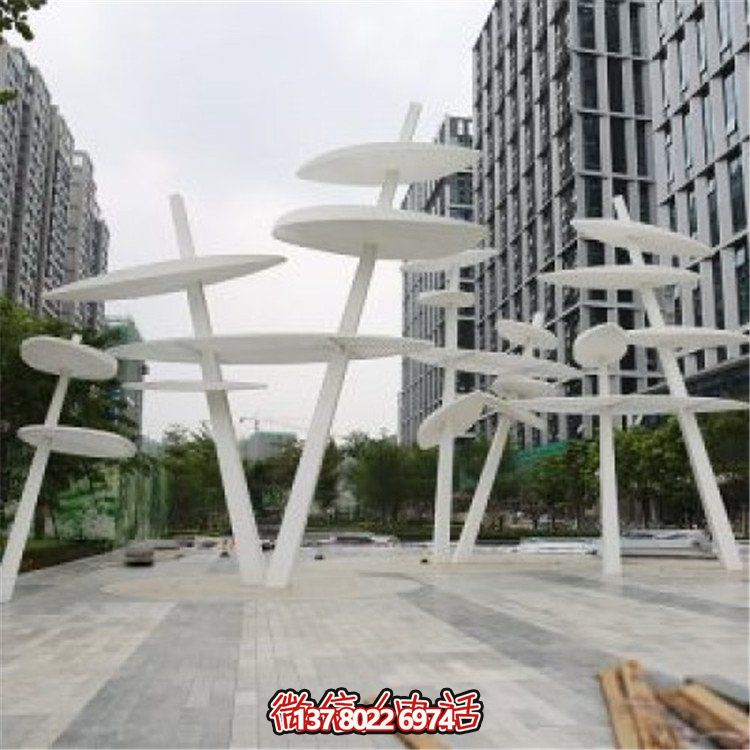 不銹鋼大型樹(shù)葉雕塑，為你的戶外景觀創(chuàng)造獨(dú)特的創(chuàng)意
