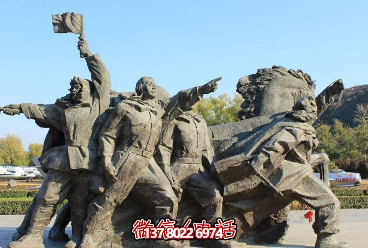 大型石雕景觀擺件，為廣場增添創(chuàng)意人物氣息
