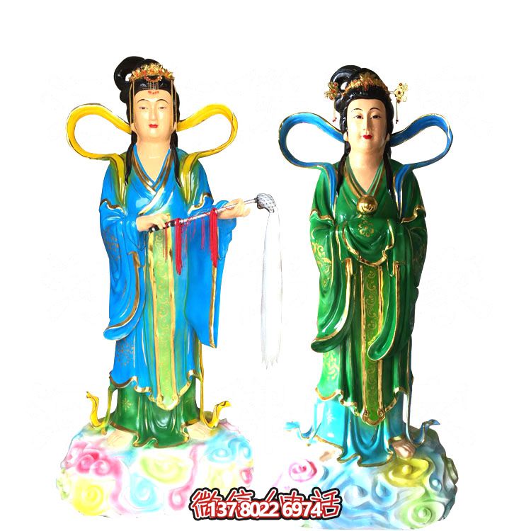 七仙女玻璃鋼雕塑，打造完美園林