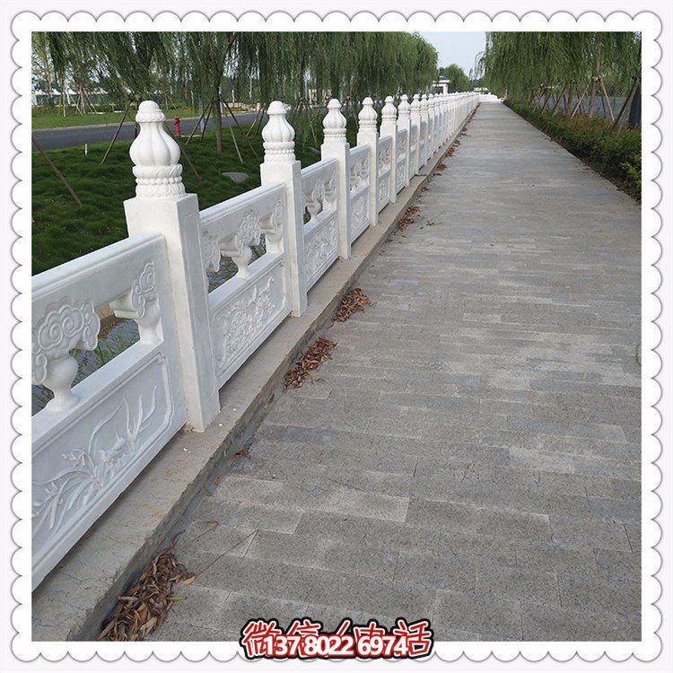 精美石雕護(hù)欄，讓您的河道美化更上一層樓