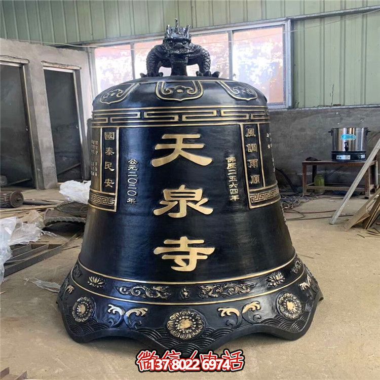 天泉青銅掛鐘雕塑傳承古老文化，鑄就精美藝術(shù)品