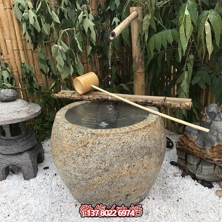仿古砂石雕塑花盆，創(chuàng)意舊風(fēng)裝飾景區(qū)