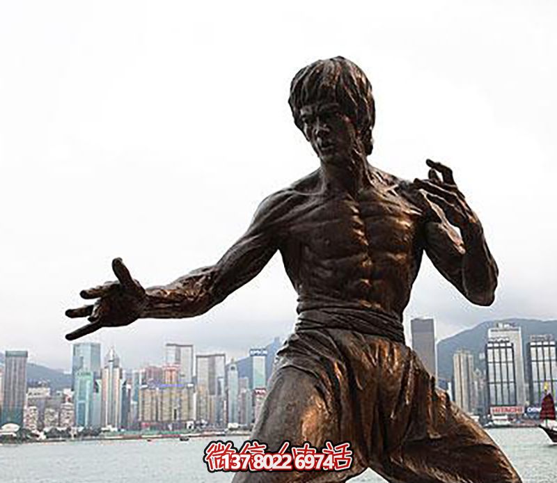 李小龍銅雕雕塑，緬懷經(jīng)典電影明星