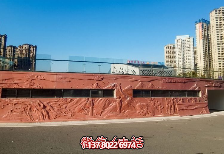 絢麗藝術(shù)空間，創(chuàng)意戶外浮雕銅雕影壁壁畫雕塑