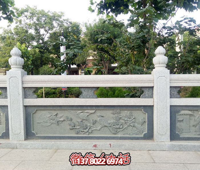 精美石欄系列，搭配園林花園，提升圍欄美感