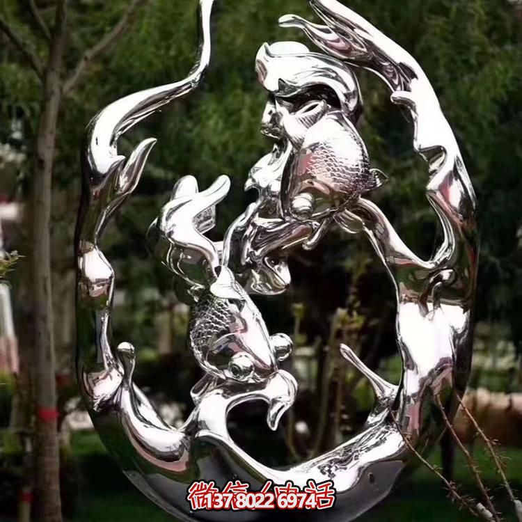 不銹鋼雕塑，為景觀廣場和園林增添抽象藝術(shù)