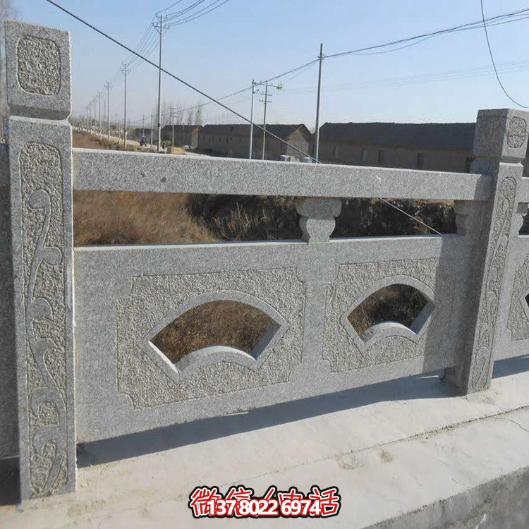 精美大理石護(hù)欄雕塑，讓?xiě)敉夂拥栏用烙^