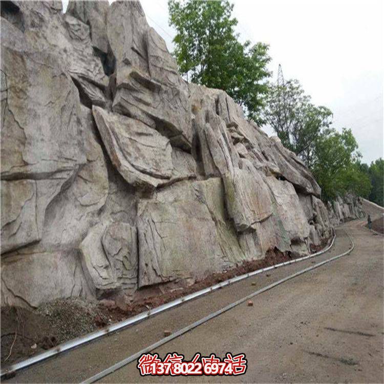 美輪美奐的景觀石，改善戶外街道路邊大型景觀