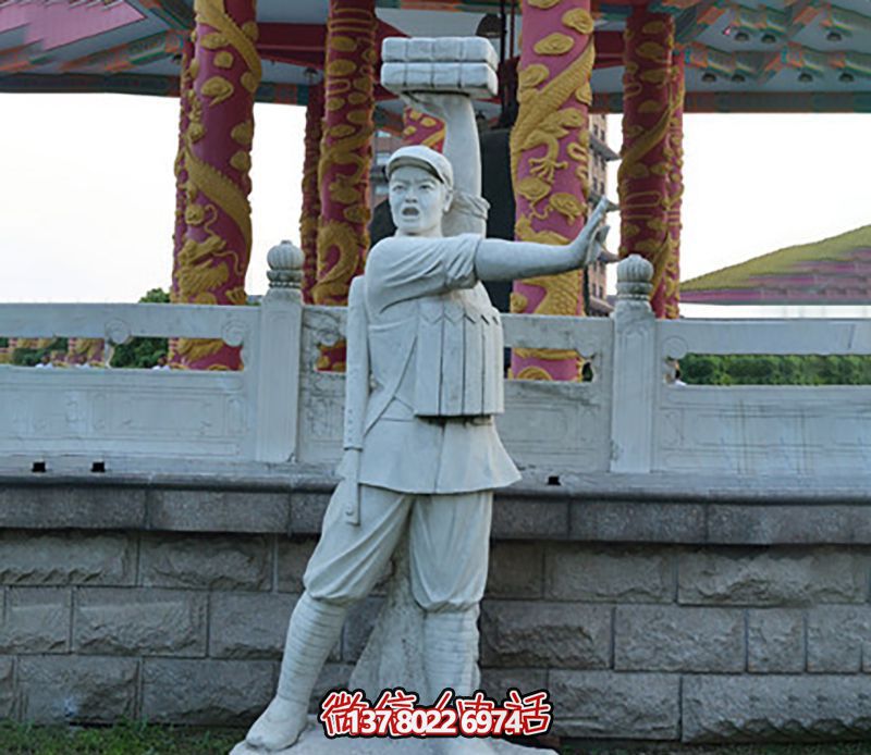 董存瑞景觀雕塑，點綴廣場景觀