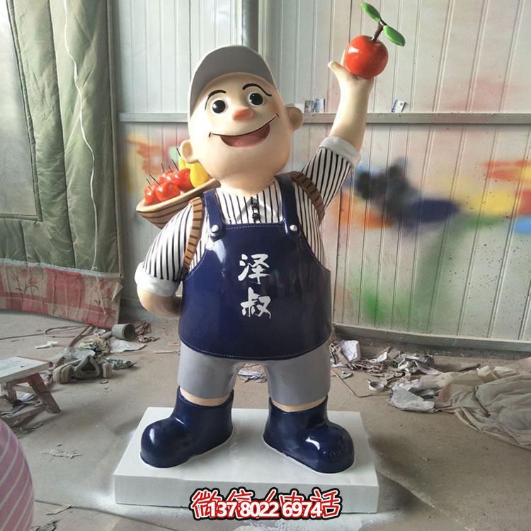 玻璃鋼彩繪擺件，點(diǎn)綴飯店酒店戶外廣場(chǎng)公園雕塑
