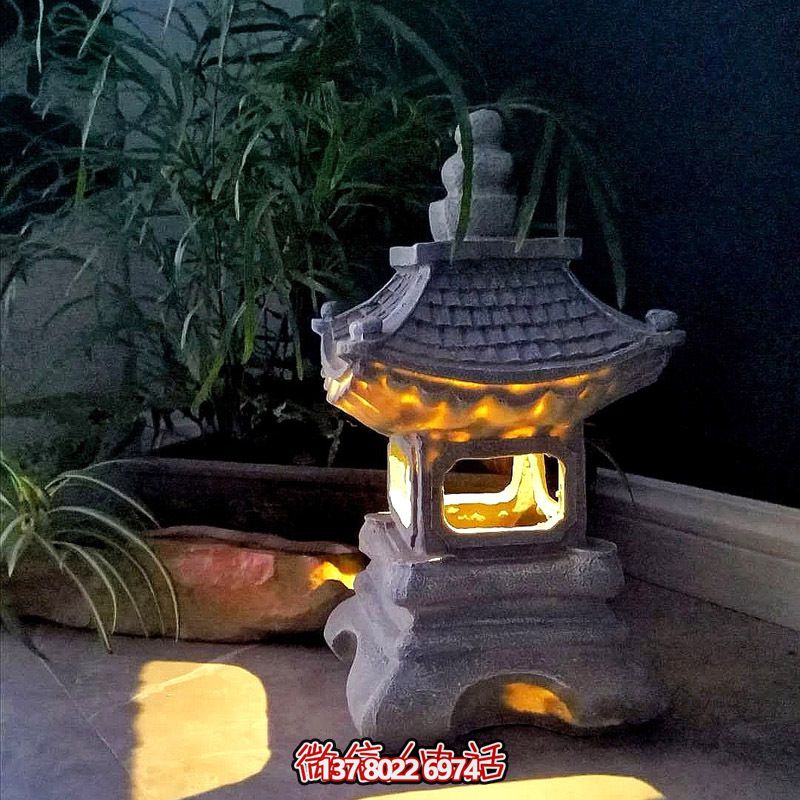 日式風(fēng)落地宮燈，創(chuàng)意裝飾庭院室內(nèi)擺件