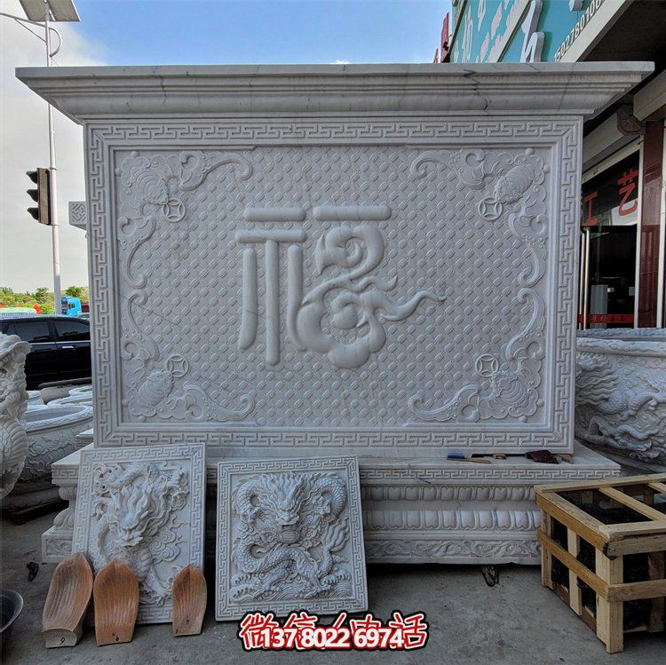 融合傳統(tǒng)文化，唯美經(jīng)典雕塑—中式影壁