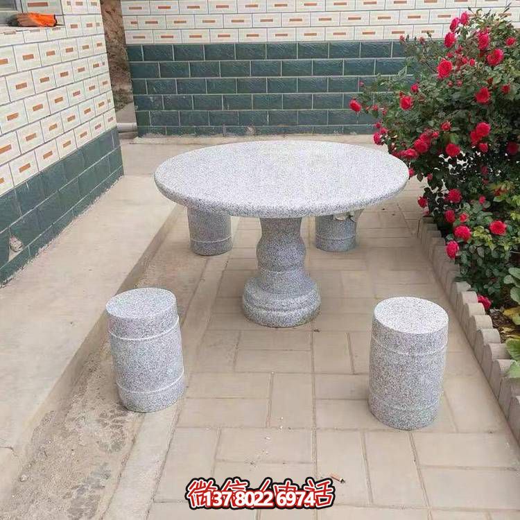 花崗巖石凳，室外私家院子裝飾