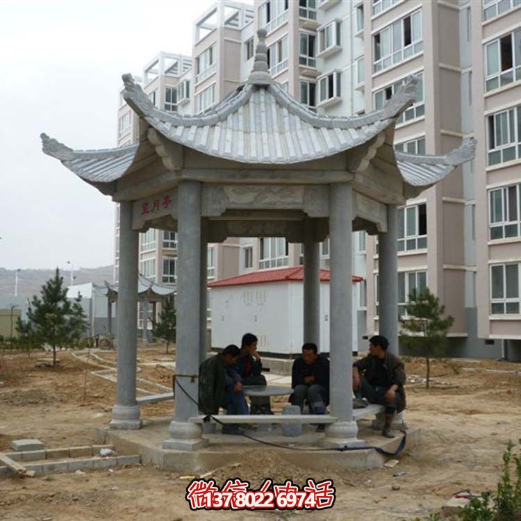 古典風(fēng)情涼亭，點綴小區(qū)廣場，讓您休閑身心