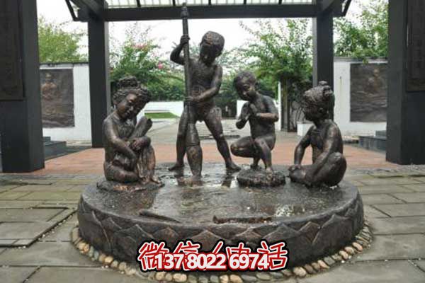 不銹鋼銅雕毛筆，為兒童締造景區(qū)樂趣