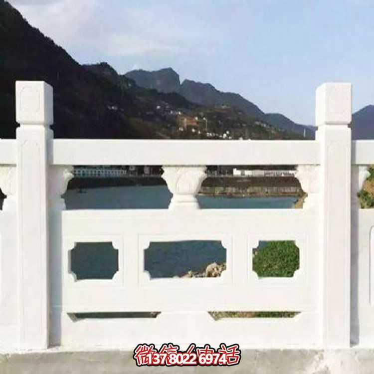 大理石雕刻石欄桿，美輪美奐，護(hù)佑家園