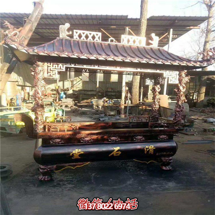 獨特創(chuàng)意銅雕香爐，讓你體驗寺廟式神秘雕塑感受
