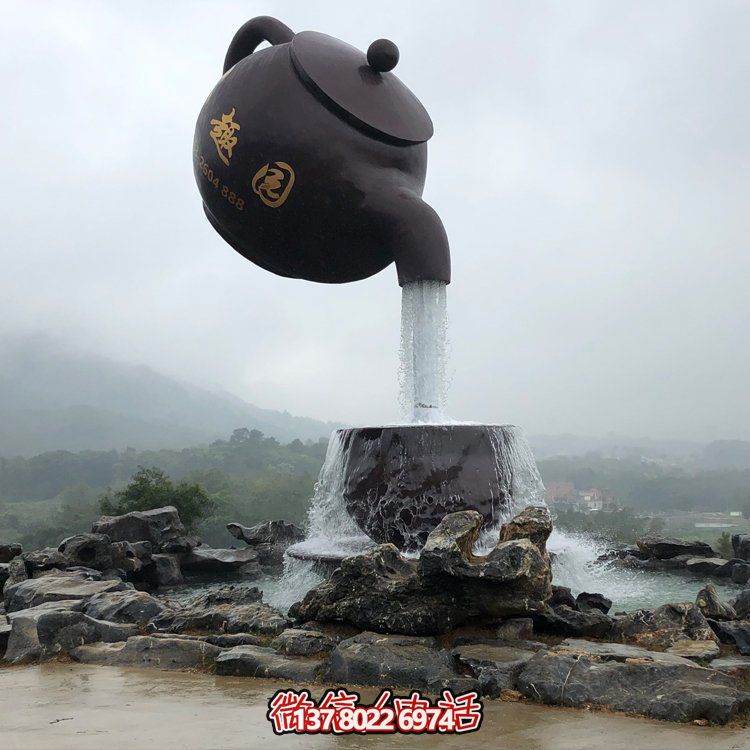 這款創(chuàng)意玻璃鋼懸空流水擺件，是一款非常適合大型園林景區(qū)及戶外空間裝飾的藝術品