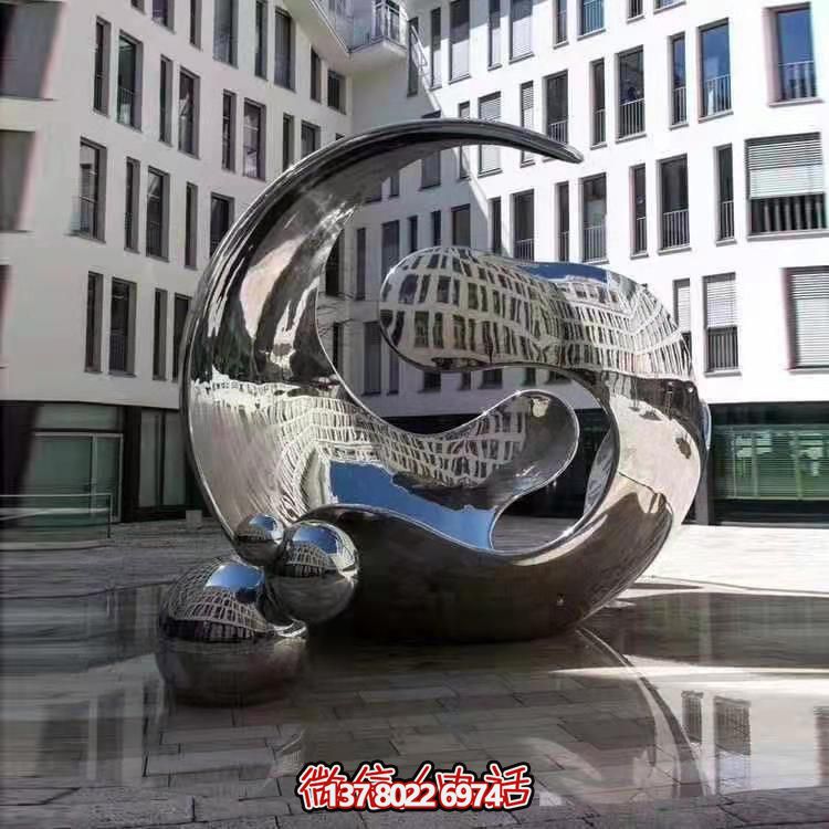 高品質不銹鋼大型雕塑，精美戶外園林景觀