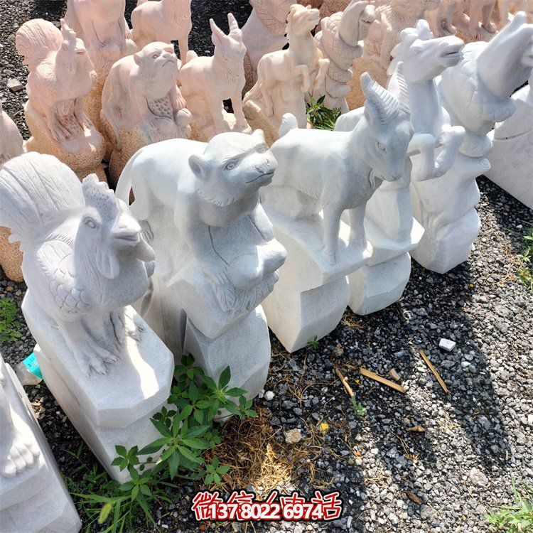 十二生肖小石雕擺件，帶來更多的吉祥與幸運(yùn)