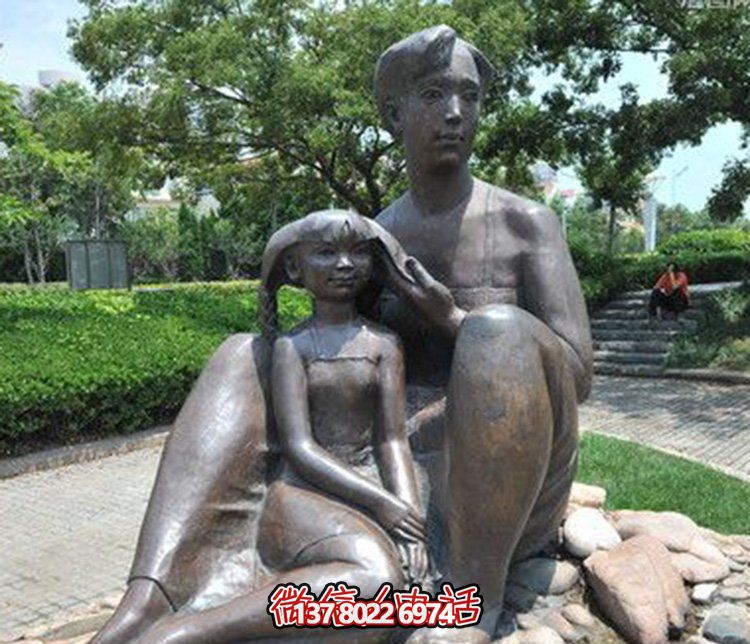 母女情深銅雕塑，傳承傳統(tǒng)文化