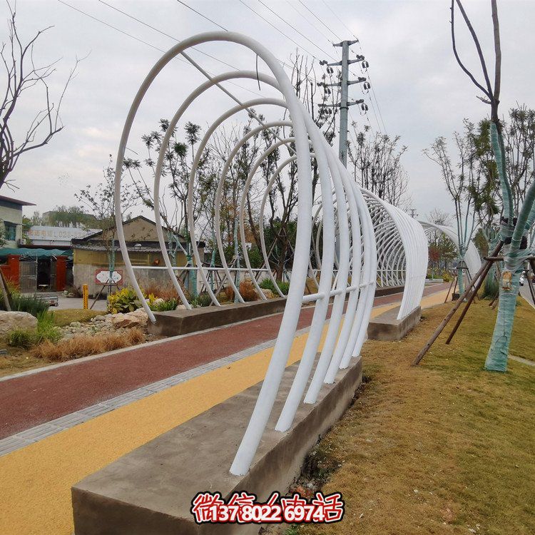 不銹鋼鐵藝拱門，完美裝飾公園戶外空間