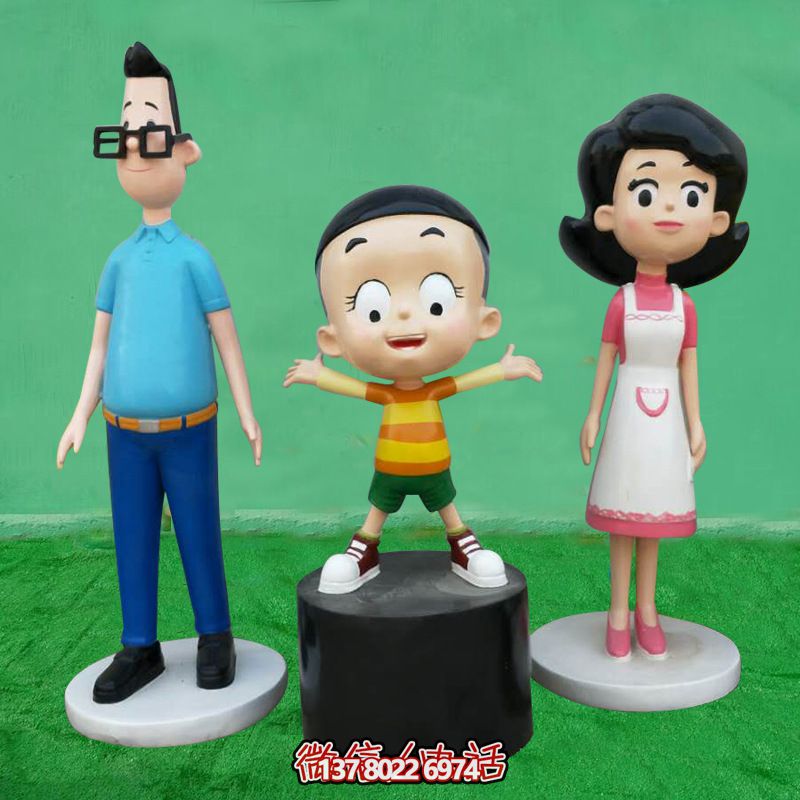 玻璃鋼卡通人物雕塑，為游樂園增添彩繪驚喜