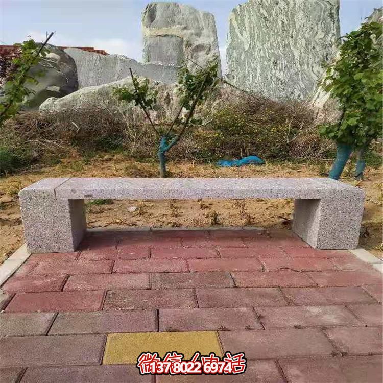 花崗巖長(zhǎng)形石凳，裝飾您的小區(qū)公園