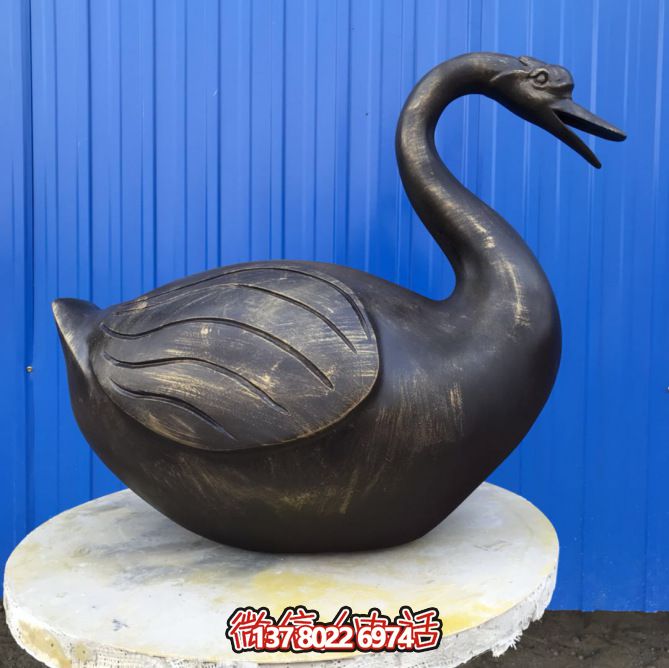 不銹鋼雕塑，休息時讓湖邊更美麗——天鵝雕塑