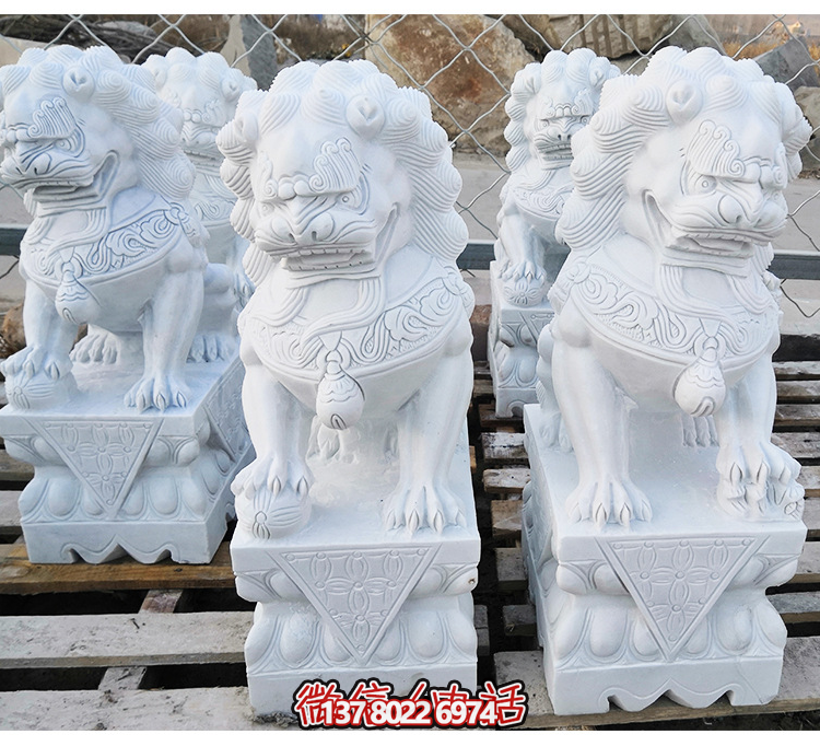 天安門獅子，漢白玉中式傳統(tǒng)北方石獅子