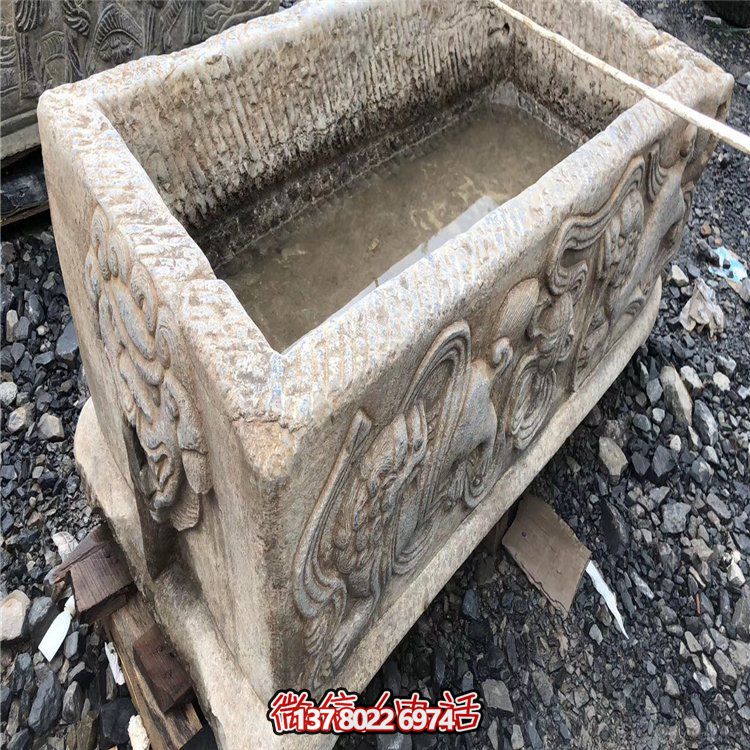 老石槽，漢白玉仿古石槽